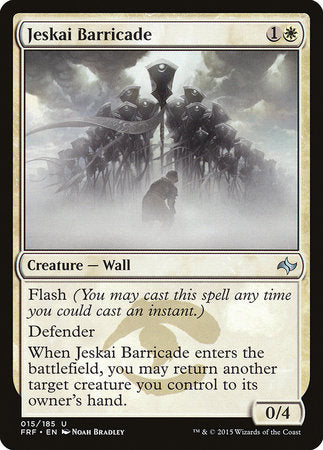 Jeskai Barricade [Fate Reforged] | Exor Games Truro