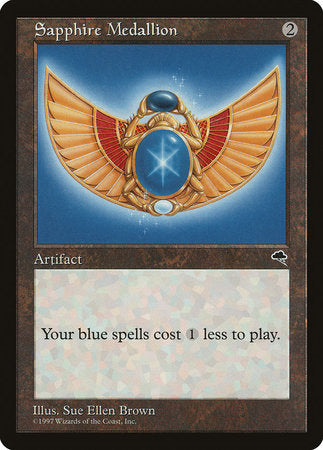 Sapphire Medallion [Tempest] | Exor Games Truro