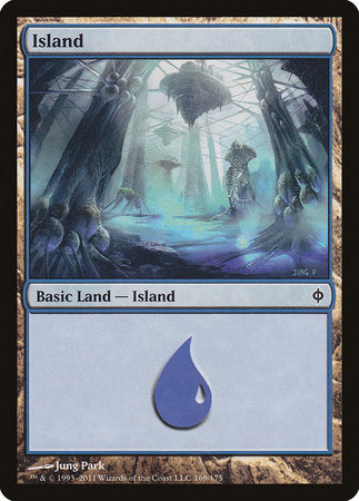 Island (169) [New Phyrexia] | Exor Games Truro