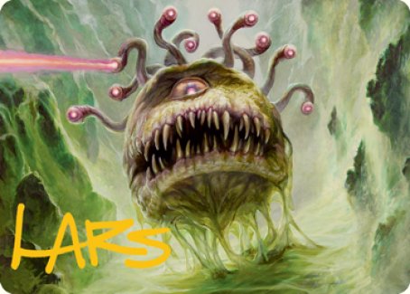 Beholder Art Card (Gold-Stamped Signature) [Dungeons & Dragons: Adventures in the Forgotten Realms Art Series] | Exor Games Truro