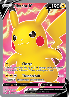 Pikachu V (170/185) [Sword & Shield: Vivid Voltage] | Exor Games Truro