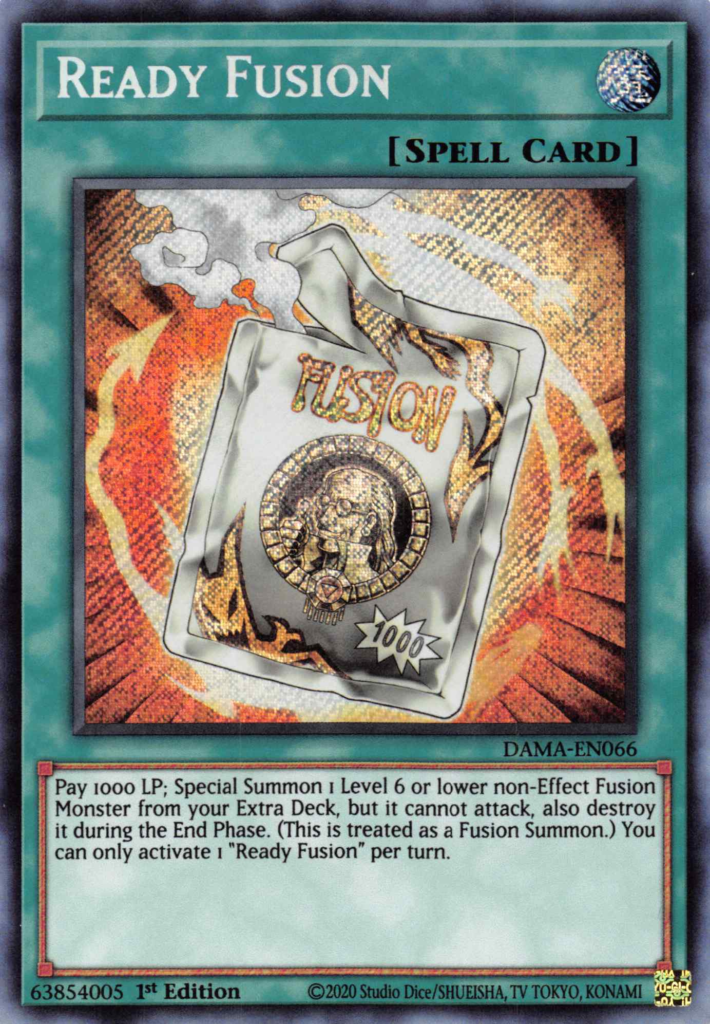 Ready Fusion [DAMA-EN066] Secret Rare | Exor Games Truro