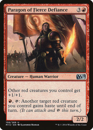 Paragon of Fierce Defiance [Magic 2015] | Exor Games Truro