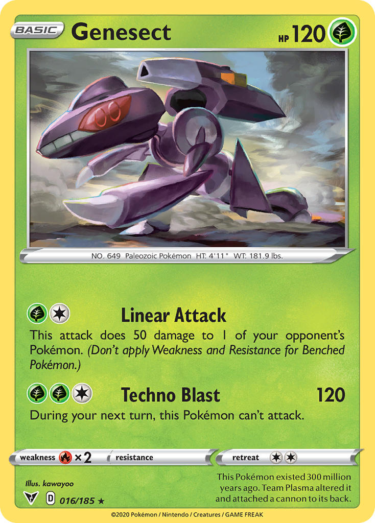 Genesect (016/185) [Sword & Shield: Vivid Voltage] | Exor Games Truro