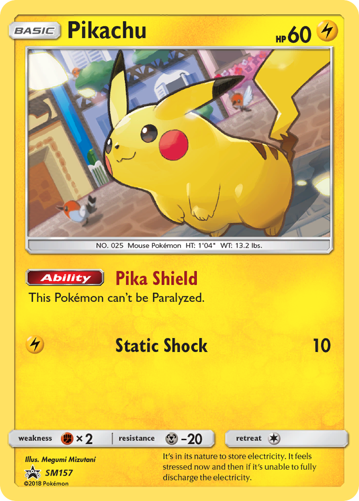 Pikachu (SM157) [Sun & Moon: Black Star Promos] | Exor Games Truro
