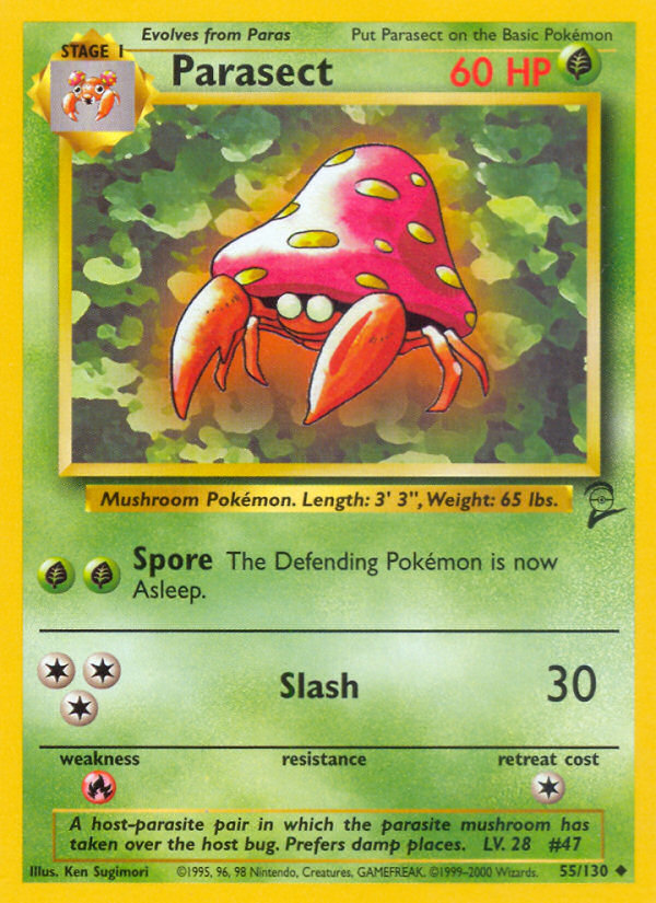 Parasect (55/130) [Base Set 2] | Exor Games Truro