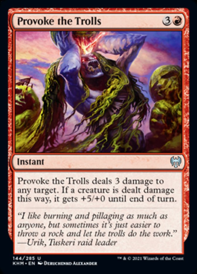 Provoke the Trolls [Kaldheim] | Exor Games Truro