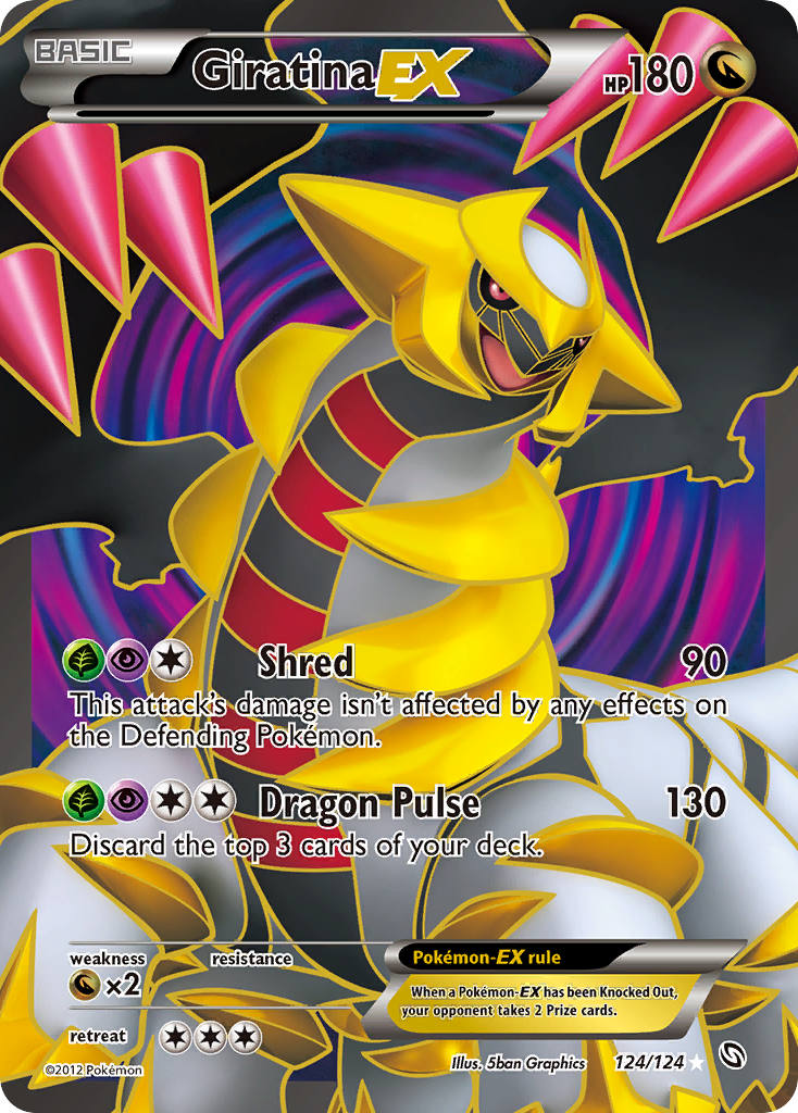 Giratina EX (124/124) [Black & White: Dragons Exalted] | Exor Games Truro