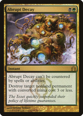 Abrupt Decay [Return to Ravnica] | Exor Games Truro