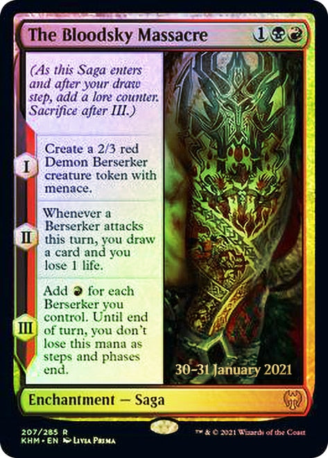 The Bloodsky Massacre [Kaldheim Prerelease Promos] | Exor Games Truro