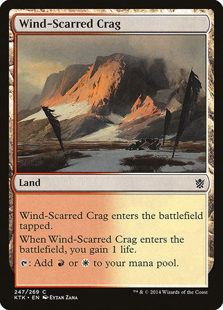 Wind-Scarred Crag [Khans of Tarkir] | Exor Games Truro