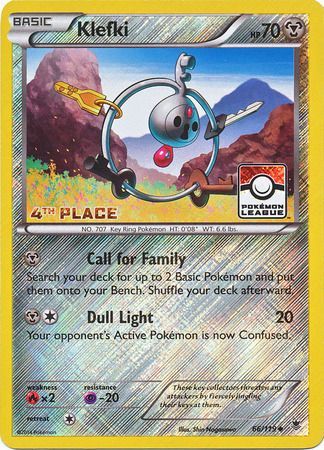 Klefki (66/119) (League Promo 4th Place) [XY: Phantom Forces] | Exor Games Truro