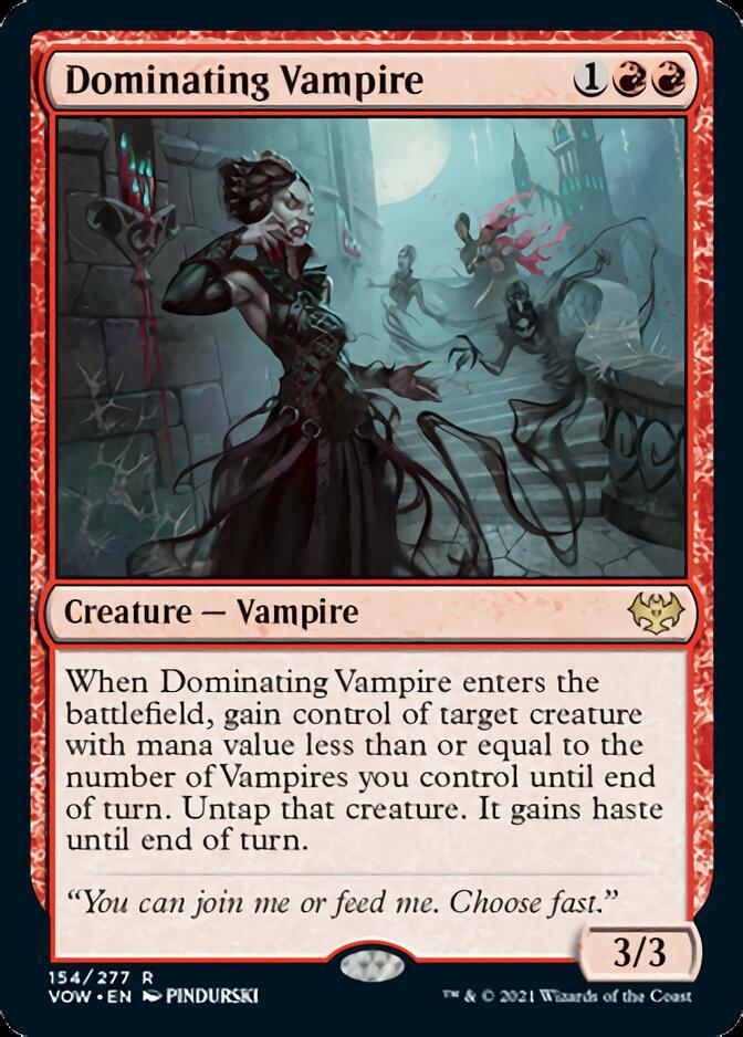 Dominating Vampire [Innistrad: Crimson Vow] | Exor Games Truro