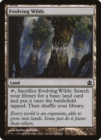 Evolving Wilds [Commander 2011] | Exor Games Truro