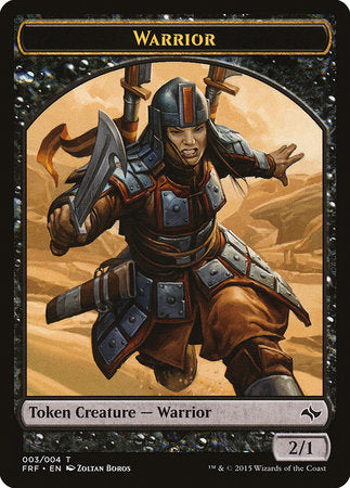 Warrior Token [Fate Reforged Tokens] | Exor Games Truro