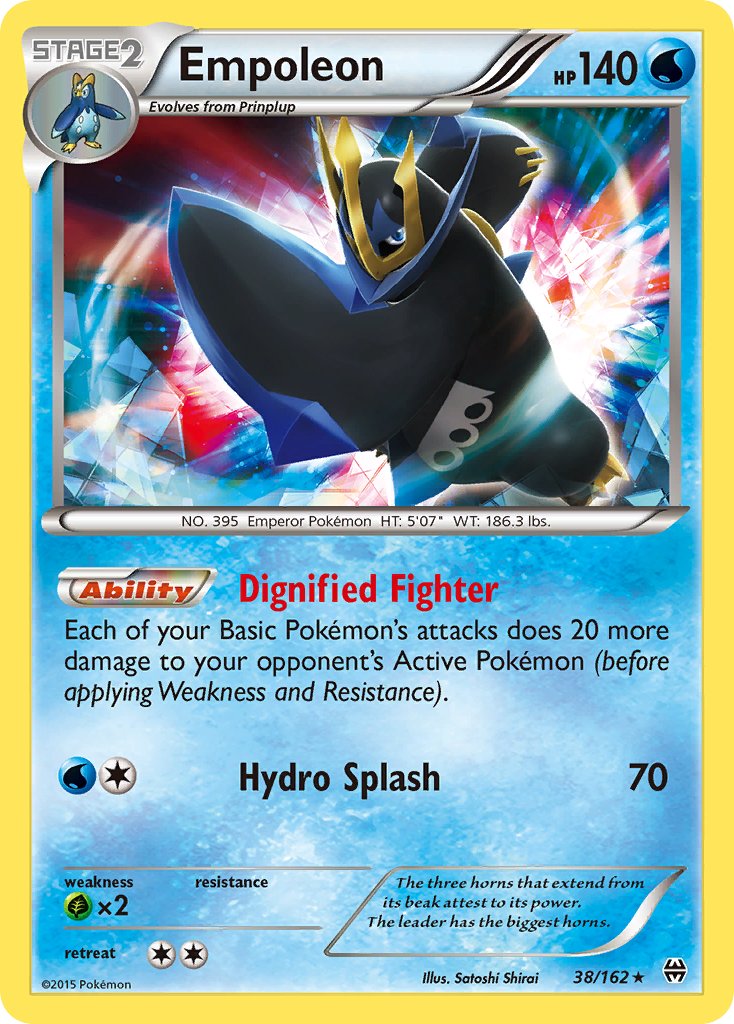 Empoleon (38/162) (Battle Arena Deck Exclusive) (Theme Deck Exclusive) [XY: BREAKthrough] | Exor Games Truro