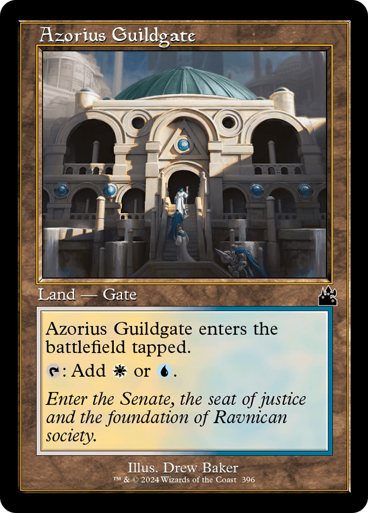 Azorius Guildgate (Retro Frame) [Ravnica Remastered] | Exor Games Truro