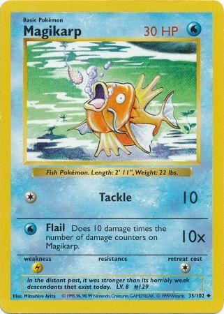 Magikarp (35/102) [Base Set Shadowless Unlimited] | Exor Games Truro