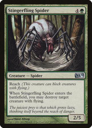 Stingerfling Spider [Magic 2012] | Exor Games Truro