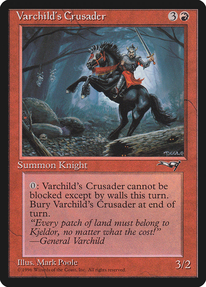 Varchild's Crusader (Black Horse) [Alliances] | Exor Games Truro