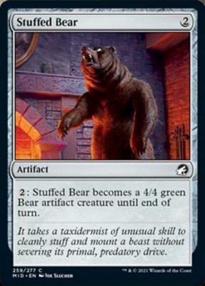 Stuffed Bear [Innistrad: Midnight Hunt] | Exor Games Truro