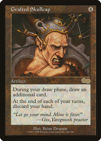 Grafted Skullcap [Urza's Saga] | Exor Games Truro