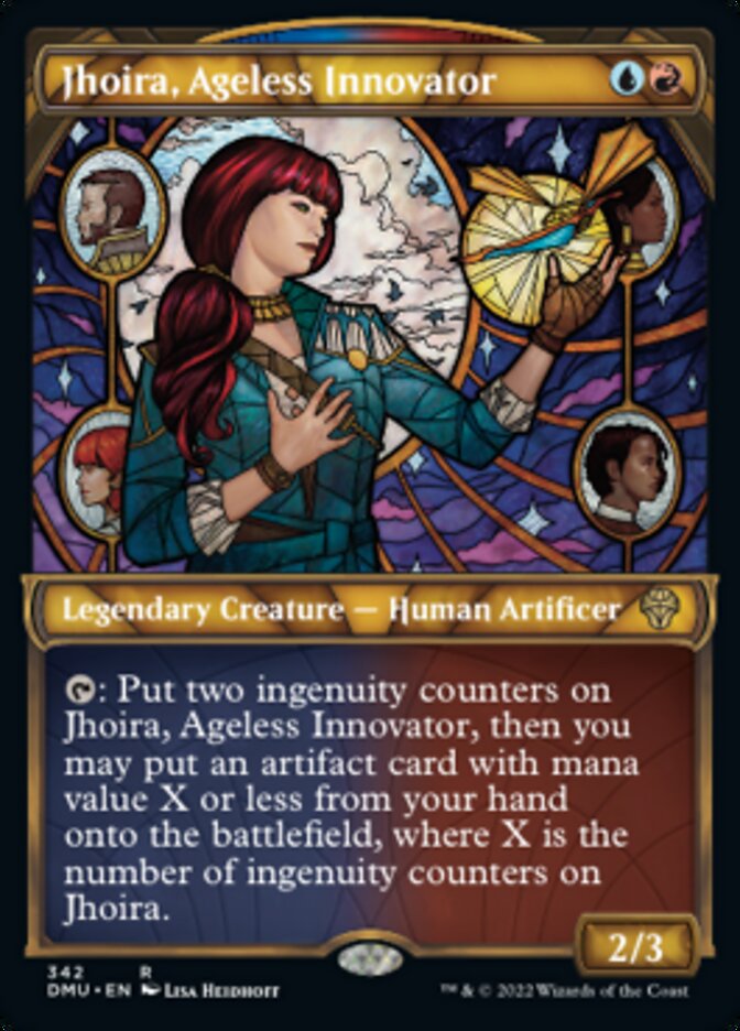 Jhoira, Ageless Innovator (Showcase Textured) [Dominaria United] | Exor Games Truro