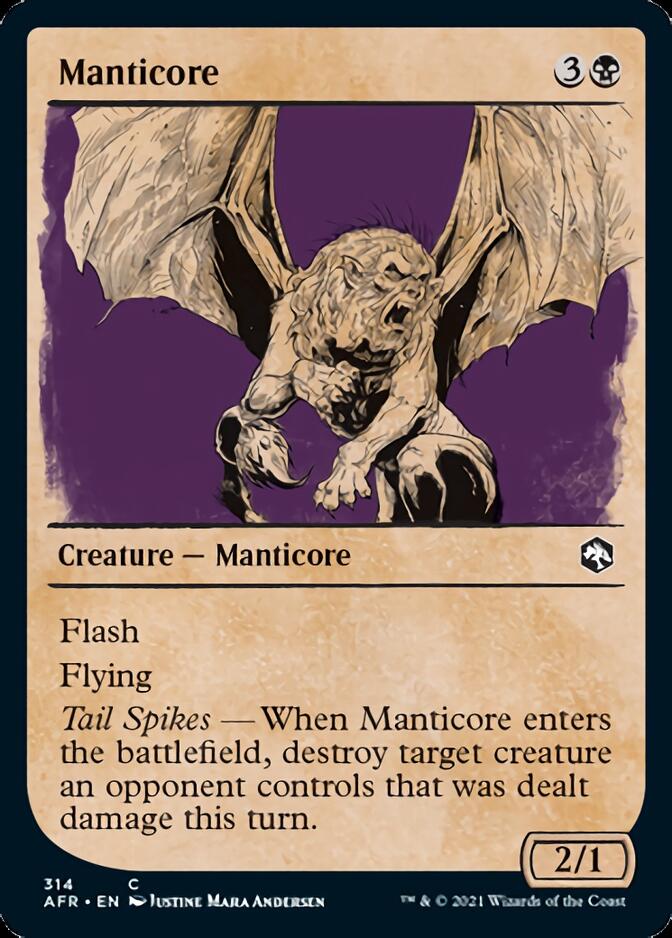 Manticore (Showcase) [Dungeons & Dragons: Adventures in the Forgotten Realms] | Exor Games Truro