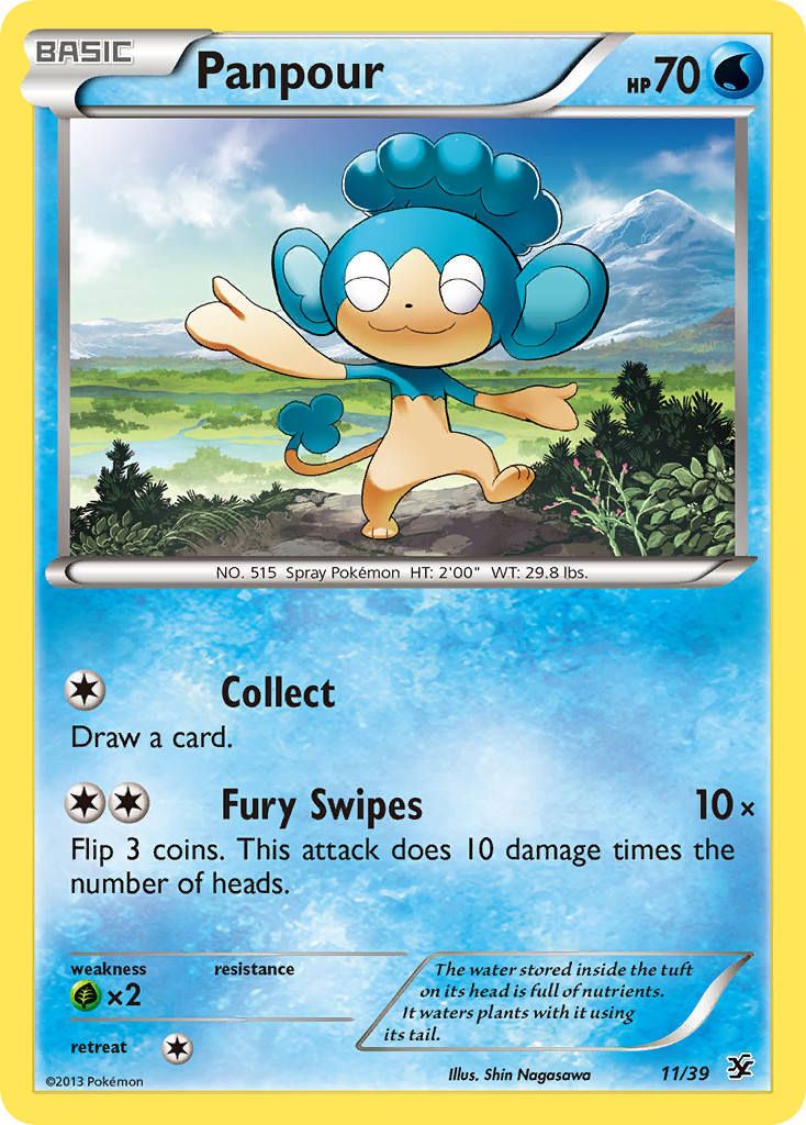 Panpour (11/39) [XY: Kalos Starter Set] | Exor Games Truro