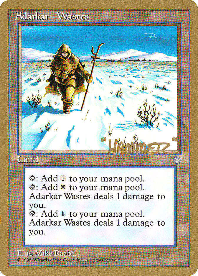 Adarkar Wastes (Shawn "Hammer" Regnier) [Pro Tour Collector Set] | Exor Games Truro