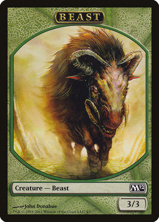 Beast Token [Magic 2012 Tokens] | Exor Games Truro