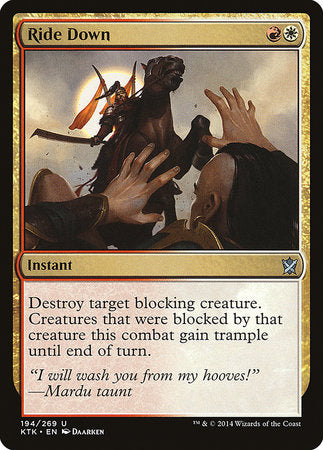 Ride Down [Khans of Tarkir] | Exor Games Truro