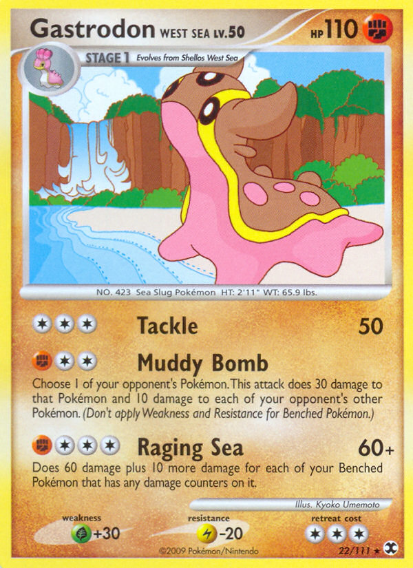 Gastrodon West Sea (22/111) [Platinum: Rising Rivals] | Exor Games Truro