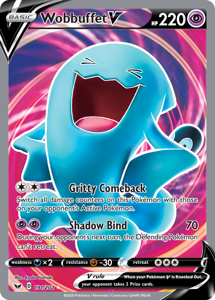 Wobbuffet V (191/202) [Sword & Shield: Base Set] | Exor Games Truro