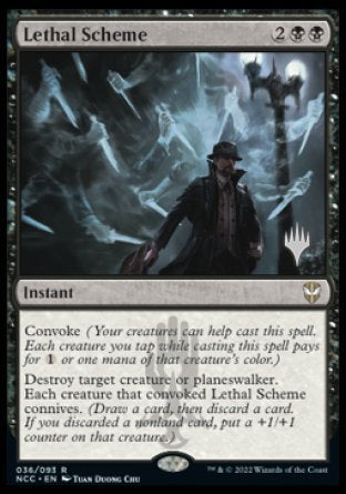 Lethal Scheme (Promo Pack) [Streets of New Capenna Commander Promos] | Exor Games Truro