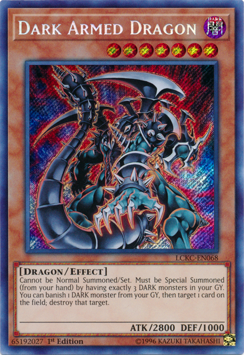 Dark Armed Dragon [LCKC-EN068] Secret Rare | Exor Games Truro