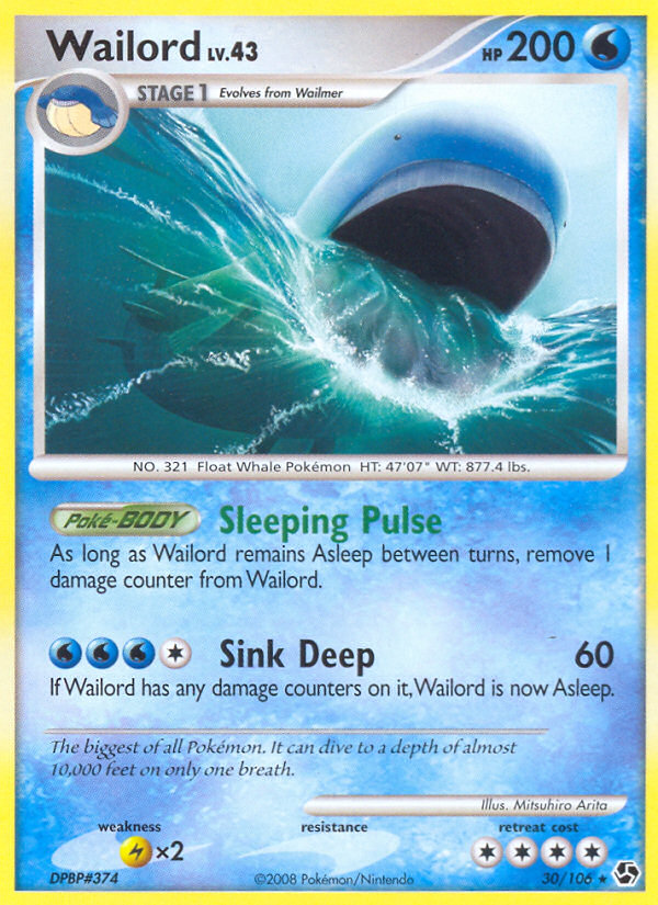 Wailord (30/106) [Diamond & Pearl: Great Encounters] | Exor Games Truro