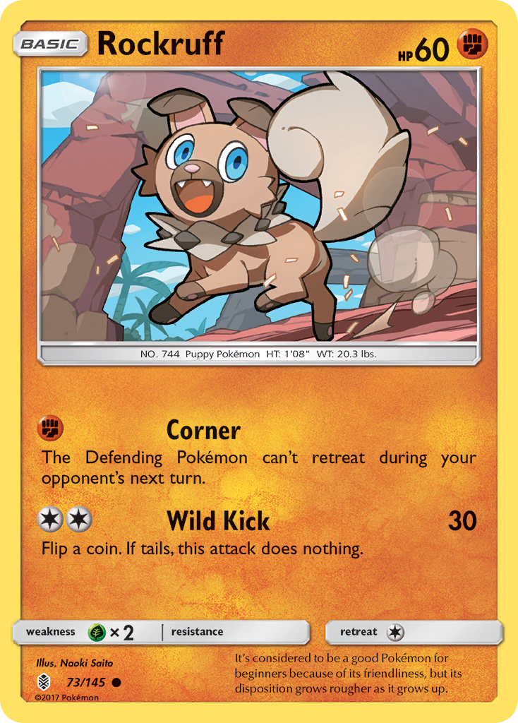 Rockruff (73/145) [Sun & Moon: Guardians Rising] | Exor Games Truro