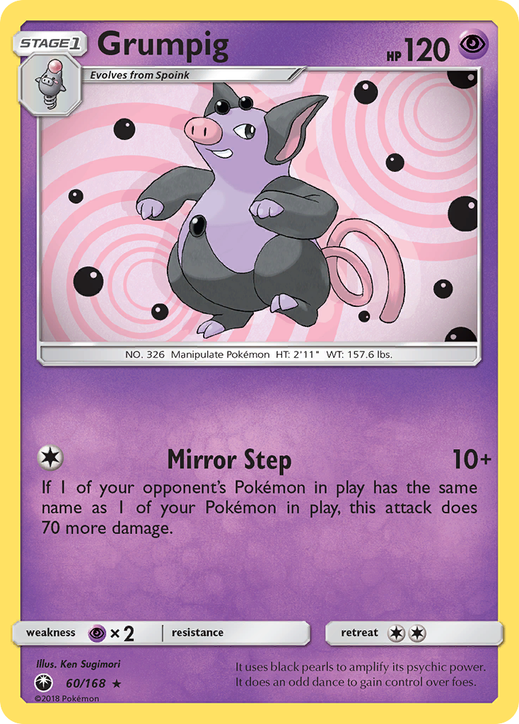 Grumpig (60/168) [Sun & Moon: Celestial Storm] | Exor Games Truro