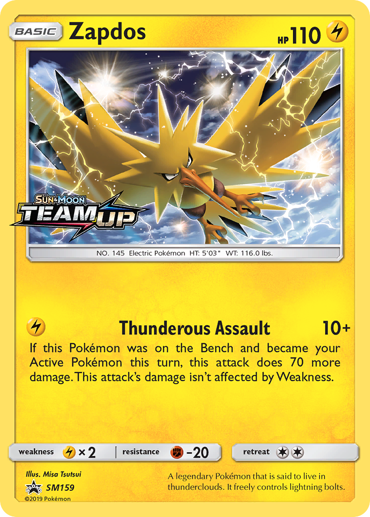 Zapdos (SM159) [Sun & Moon: Black Star Promos] | Exor Games Truro