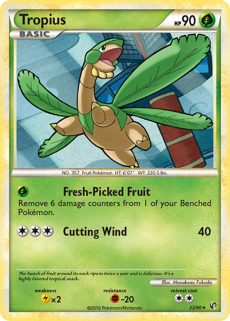 Tropius (22/90) [HeartGold & SoulSilver: Undaunted] | Exor Games Truro