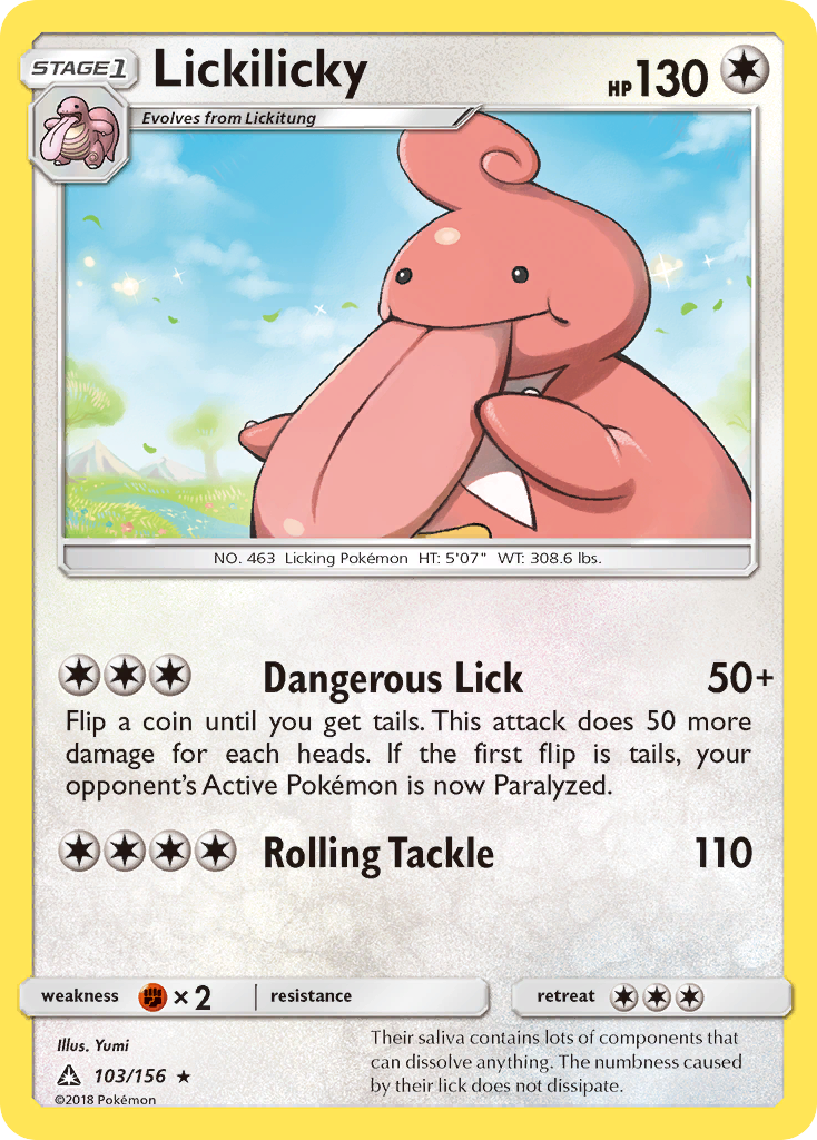 Lickilicky (103/156) [Sun & Moon: Ultra Prism] | Exor Games Truro