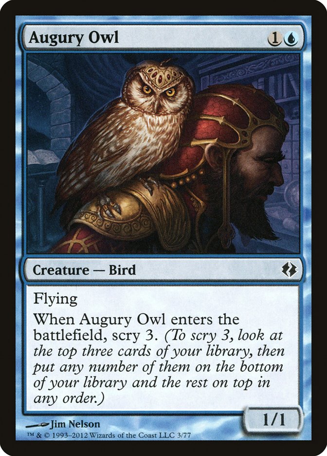Augury Owl [Duel Decks: Venser vs. Koth] | Exor Games Truro