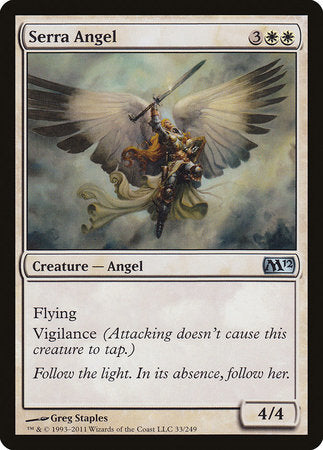 Serra Angel [Magic 2012] | Exor Games Truro