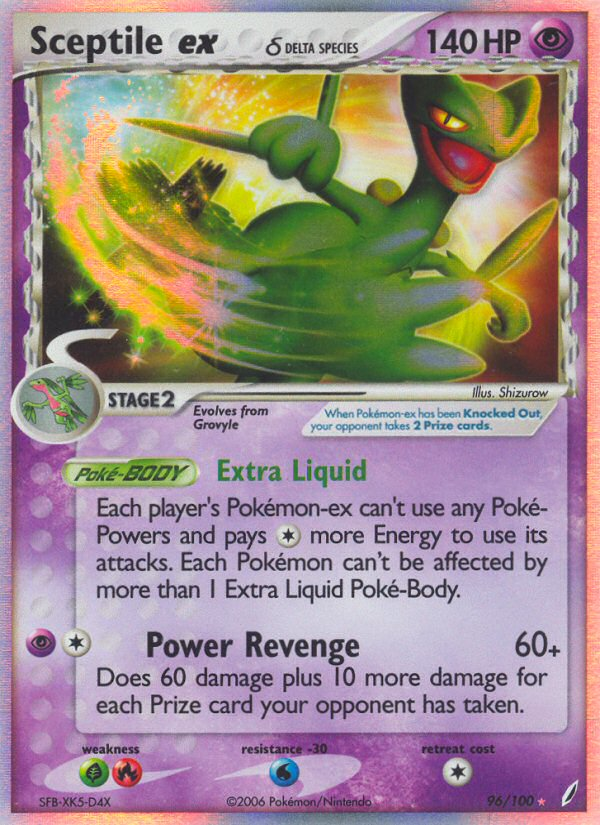 Sceptile ex (96/100) (Delta Species) [EX: Crystal Guardians] | Exor Games Truro
