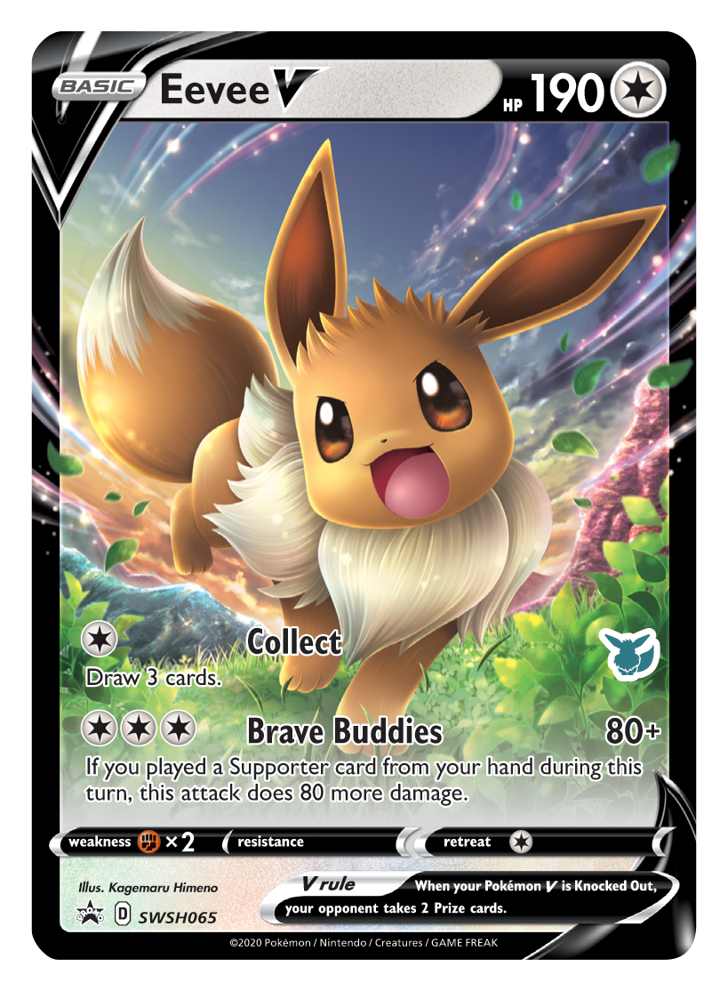 Eevee V (SWSH065) (Eevee Deck) [Battle Academy 2022] | Exor Games Truro