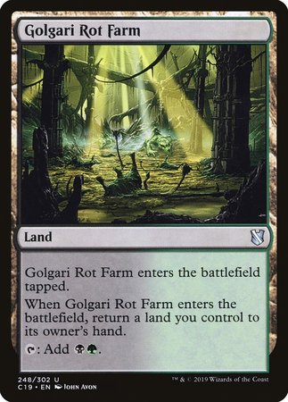 Golgari Rot Farm [Commander 2019] | Exor Games Truro