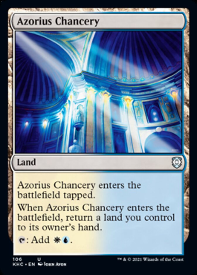 Azorius Chancery [Kaldheim Commander] | Exor Games Truro