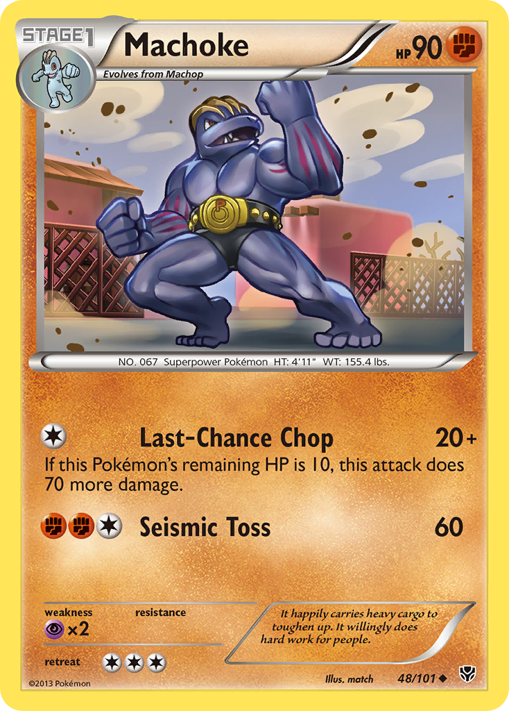 Machoke (48/101) [Black & White: Plasma Blast] | Exor Games Truro