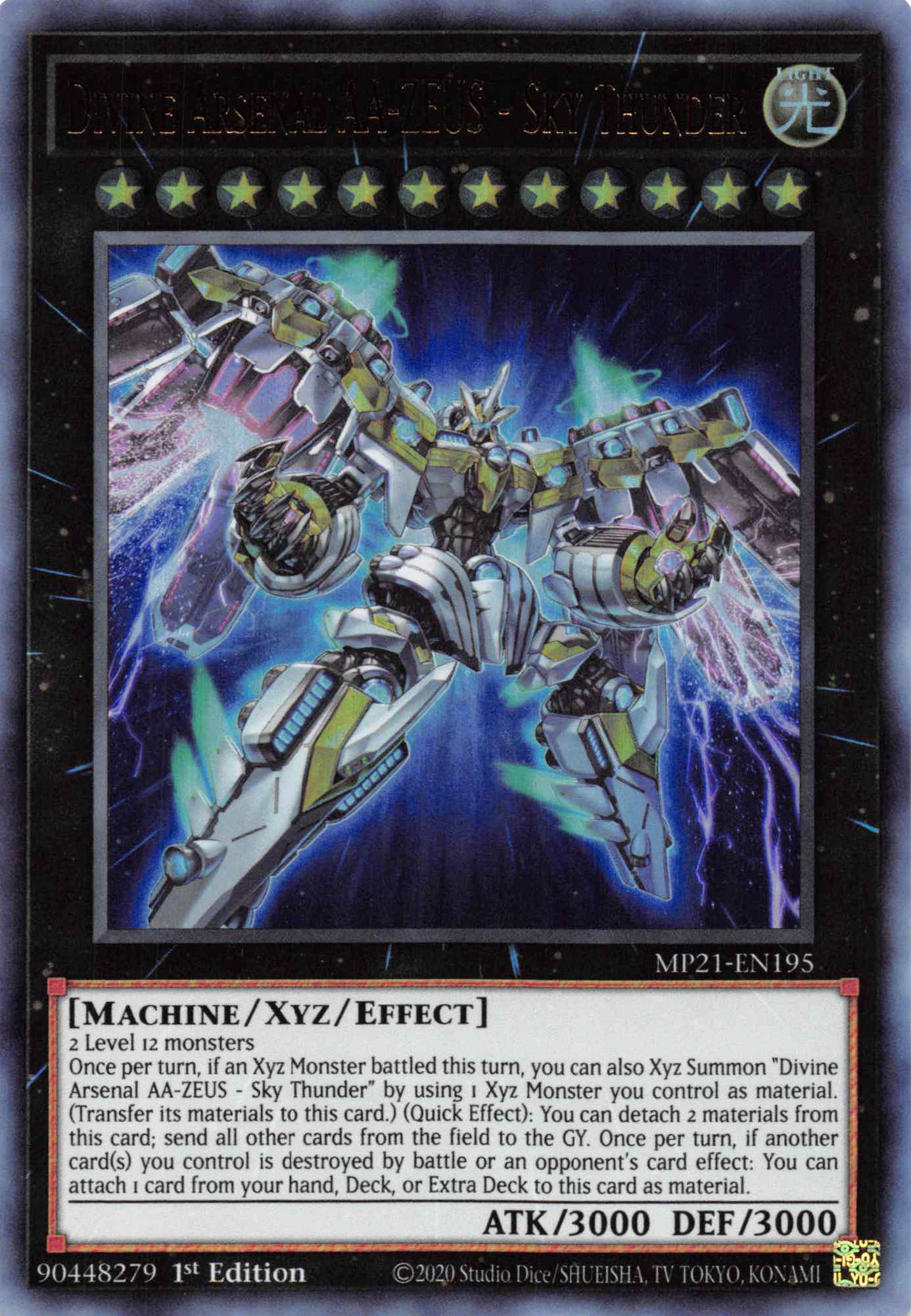 Divine Arsenal AA-ZEUS - Sky Thunder [MP21-EN195] Ultra Rare | Exor Games Truro